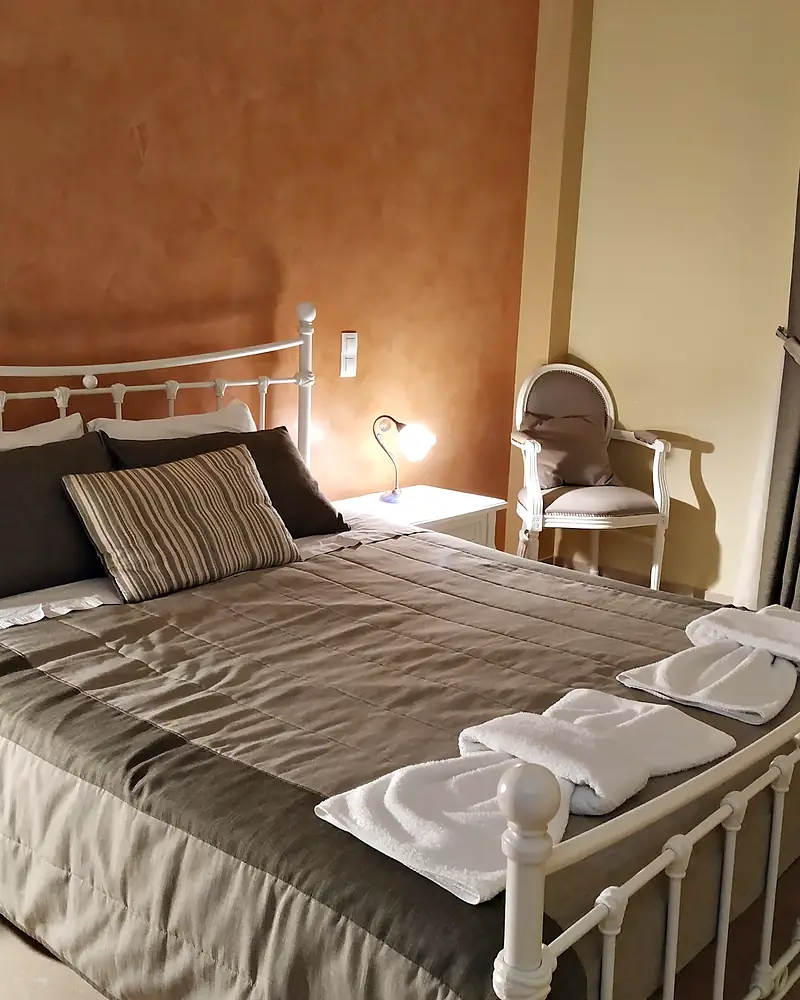 Double room with a large bed